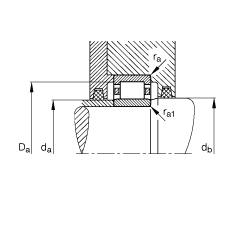 Բ NU2244-EX-M1,  DIN 5412-1 ׼Ҫߴ, Ƕλ, ɷ, ּ