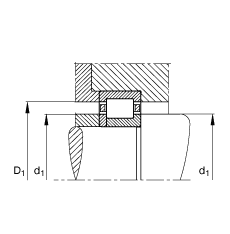 Բ NUP240-E-M1,  DIN 5412-1 ׼Ҫߴ, λ, ɷ, ּ