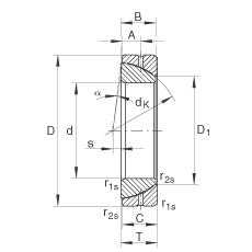 ǽӴؽ GE45-SX,  DIN ISO 12 240-2 ׼ά