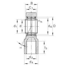 Һѹ˶ GIHNRK63-LO,  DIN ISO 12 240-4 ׼Ƽнװãά