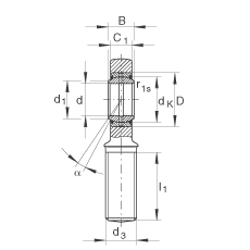 ˶ GAR35-DO-2RS,  DIN ISO 12 240-4 ׼ƣάഽܷ