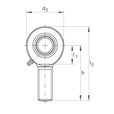 ˶ GAL70-DO-2RS,  DIN ISO 12 240-4 ׼ƣάഽܷ