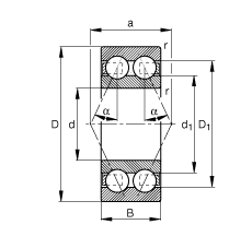 ǽӴ 3000-B-TVH, ˫УӴ  = 25