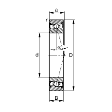  HSS7028-C-T-P4S, ڣɶ԰װӴ  = 15㣬ഽܷ⣬ǽӴϹ