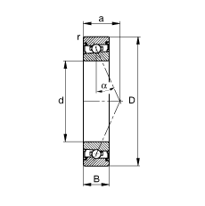  HSS7028-E-T-P4S, ڣɶ԰װӴ  = 25㣬ഽܷ⣬ǽӴƹ