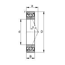  HSS7008-E-T-P4S, ڣɶ԰װӴ  = 25㣬ഽܷ⣬ǽӴƹ