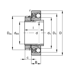 Ե 1320-K-M-C3 + H320,  DIN 630  DIN 5415 ׼Ҫߴ, ׶׺ͽ