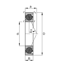  HCB71902-E-T-P4S, ڣɶԻԪװӴ  = 25㣬մƹ