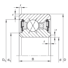  CSXU065-2RS, ĵӴУX˫ܷ⣬¶ -25C  +120C