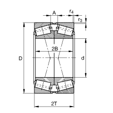 Բ׶ 33111-N11CA,  DIN ISO 355 / DIN 720 ׼Ҫߴ磬ɷ룬XͳɶԲãڲ϶