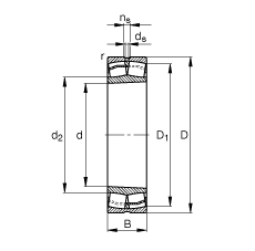 Ĺ 23230-E1A-K-M,  DIN 635-2 ׼Ҫߴ, ׶ף׶ 1:12