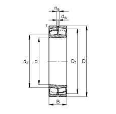 Ĺ 24126-E1-K30,  DIN 635-2 ׼Ҫߴ, ׶ף׶ 1:30